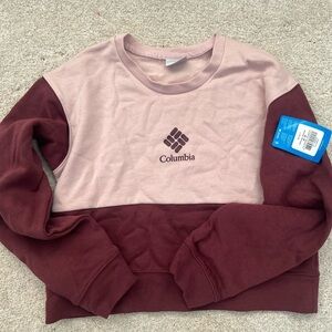 Columbia Pink and Maroon Crop Top